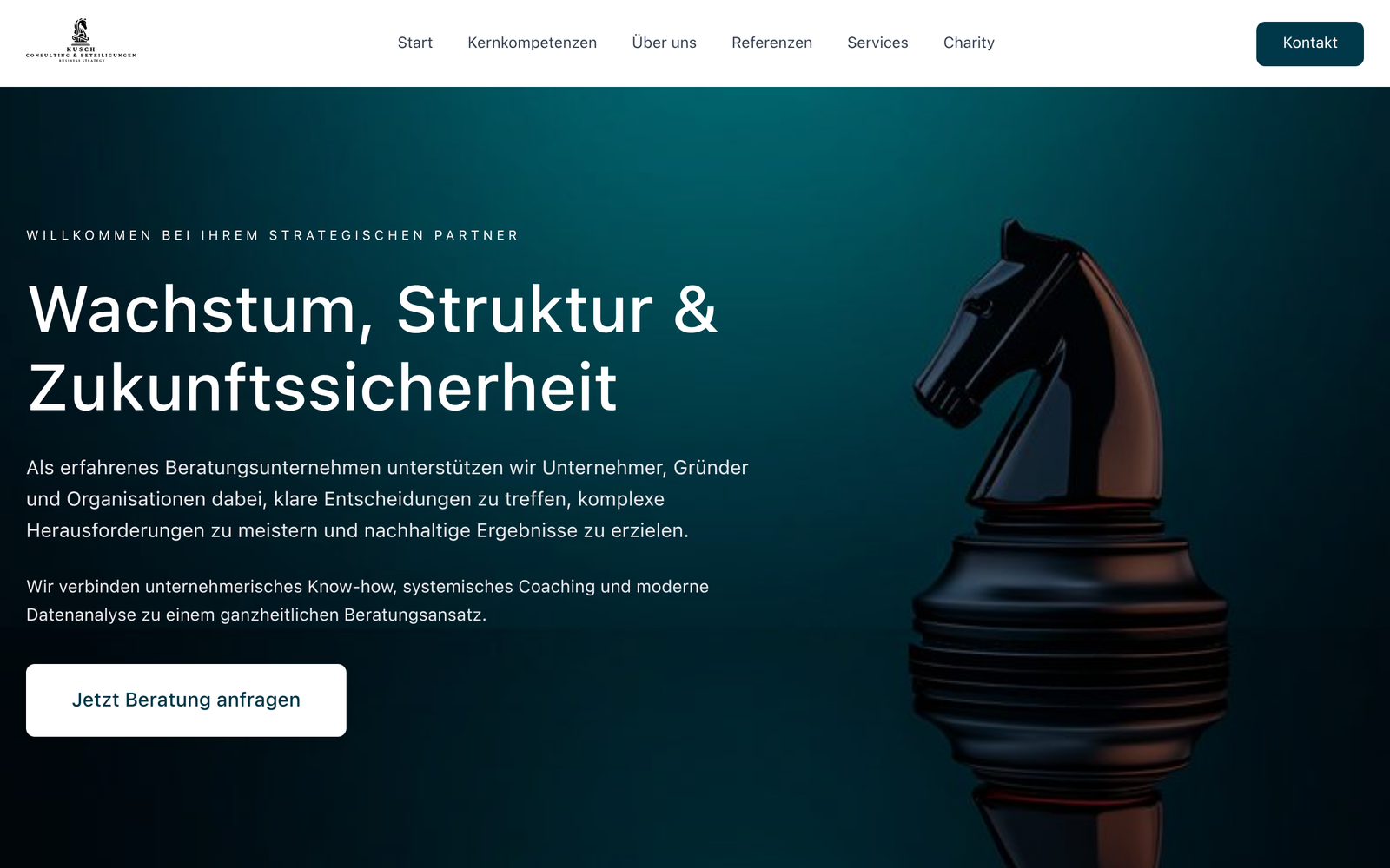 Unternehmenswebsite von Kusch Consulting